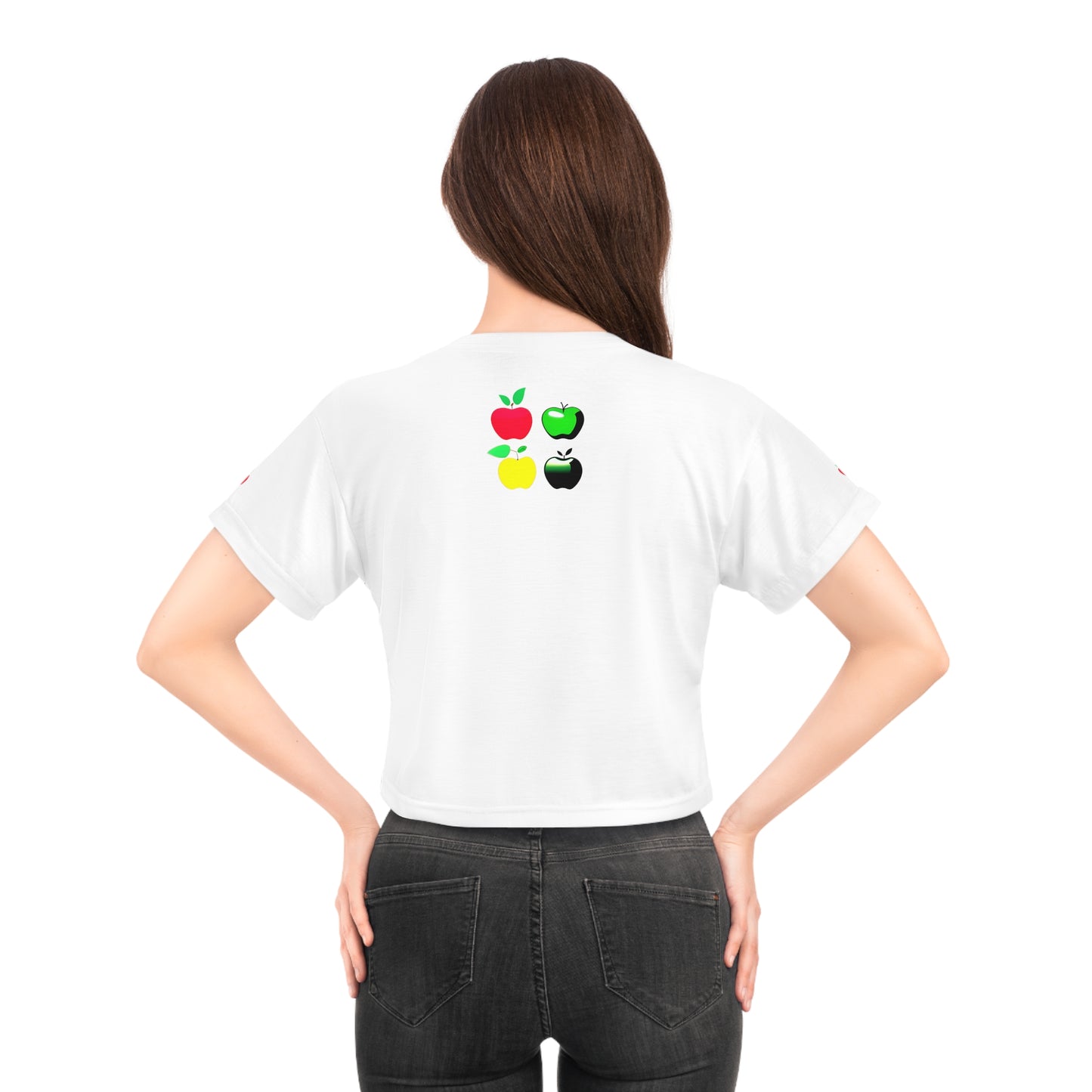 Chic Apple Vibes Crop Top - Embrace Your Creative Spark