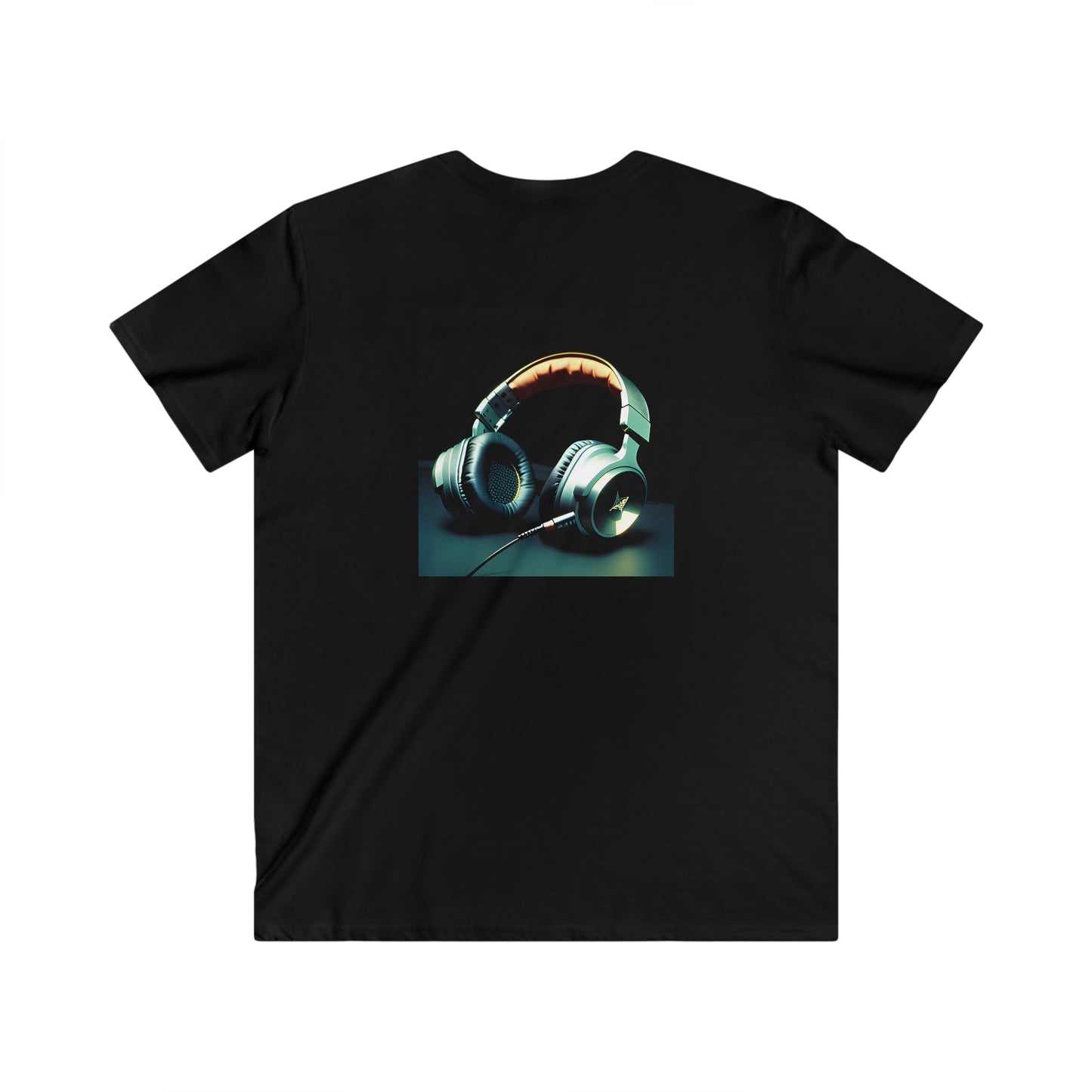 Soundscapes Unleashed Men's Fitted V-Neck Short Sleeve Tee