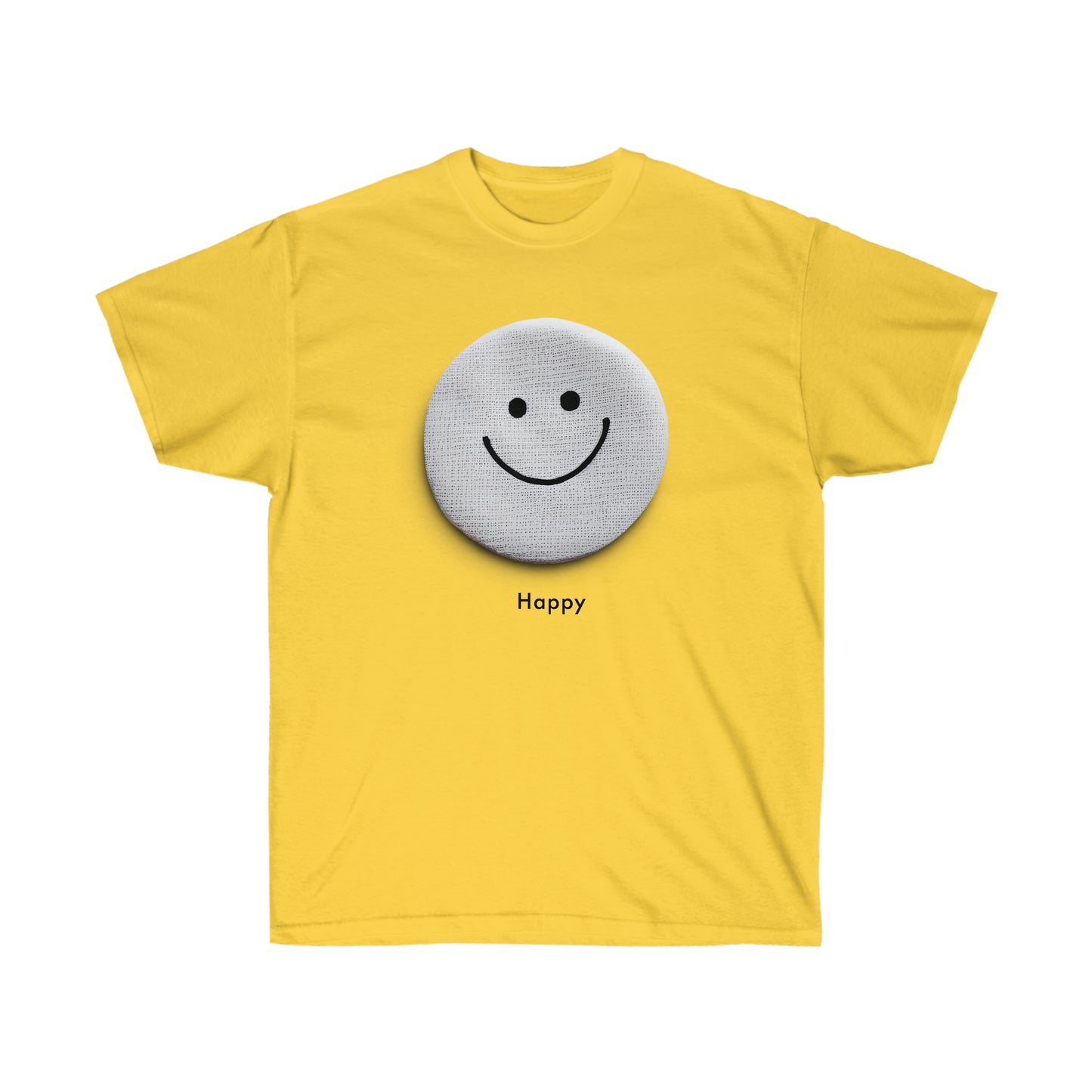 Happy Vibes Unisex Ultra Cotton Tee - Radiate Positivity