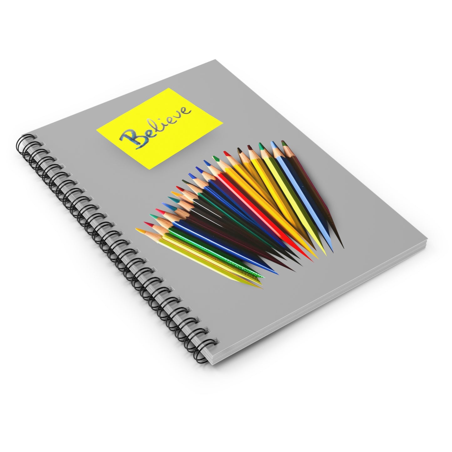 Believe Spiral Notebook - Embrace Your Creative Journey