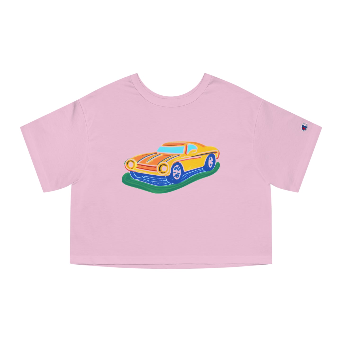 Love for Retro Wheels - Women's Crop Tee