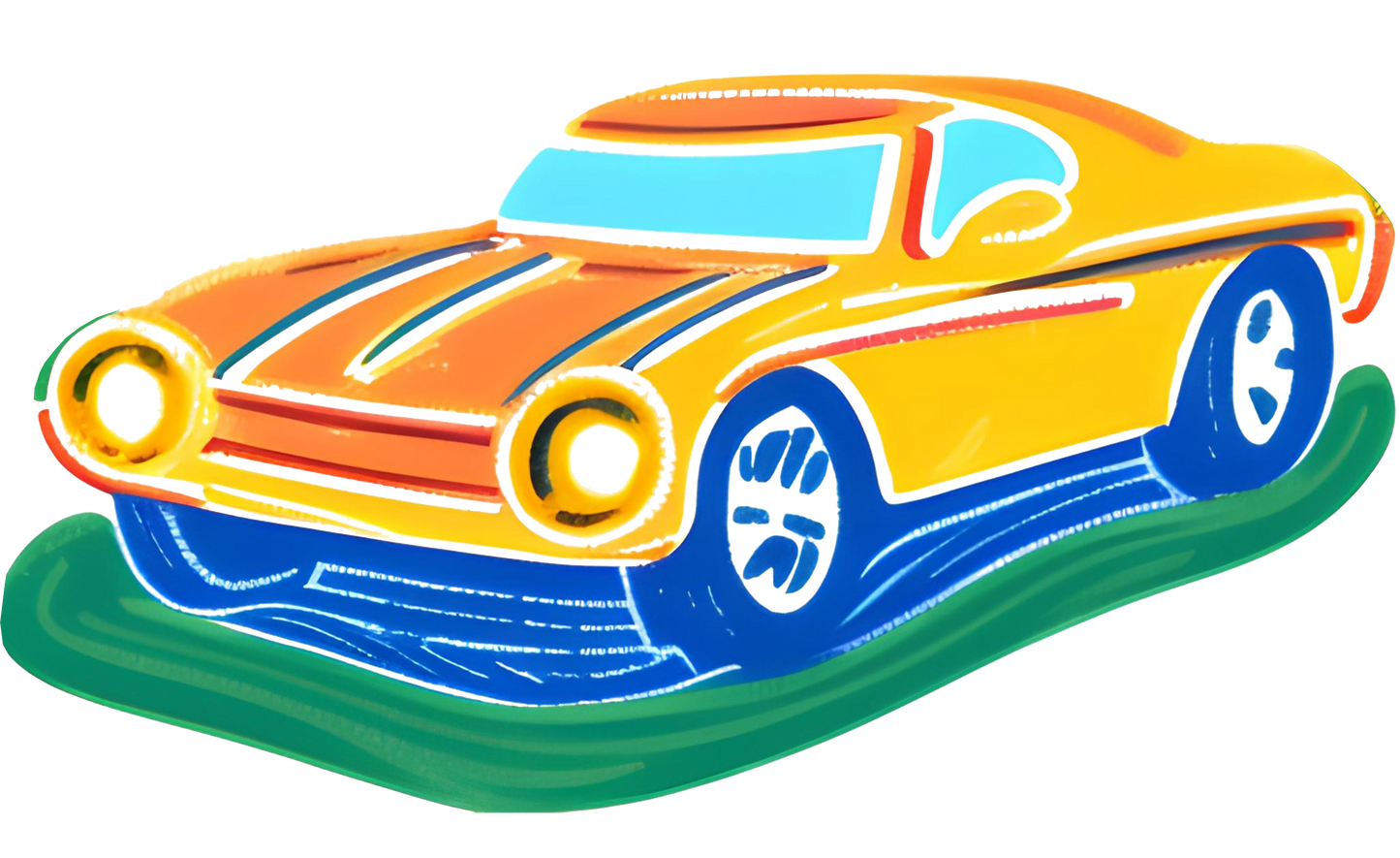 Love for Retro Wheels - Women's Crop Tee