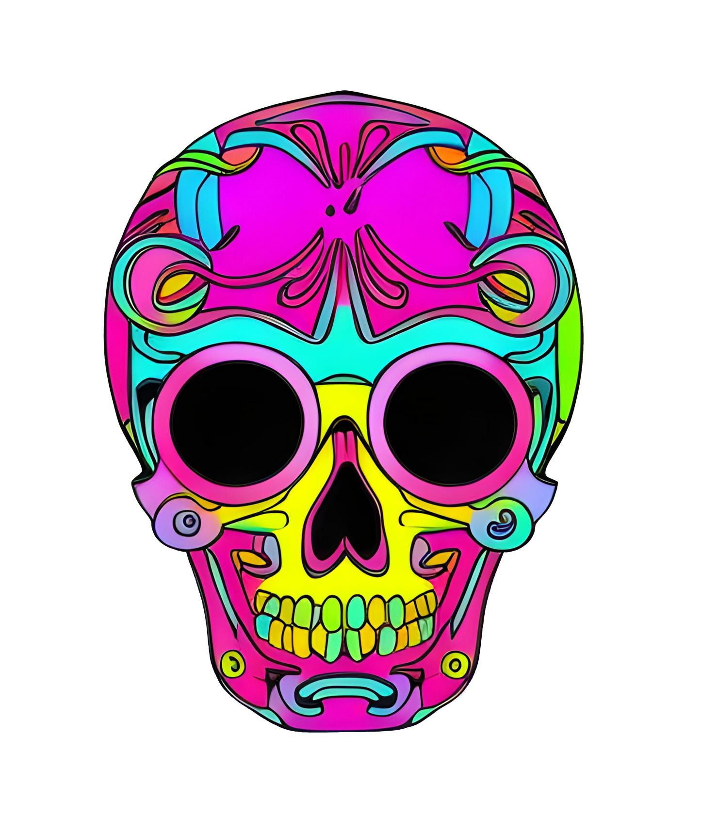 Trippy Visionaries Unite: Unisex Color Blast T-Shirt