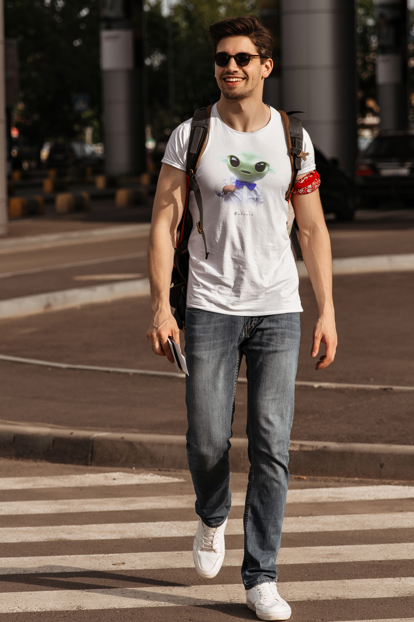 Believe in Extraterrestrial Wonders - Unisex Softstyle T-Shirt