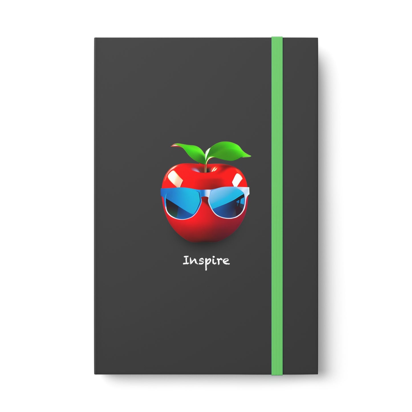 Ruled Notebook with Vibrant Design - Red Apple Sunglasses Inspire