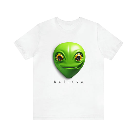 Alien Illusion: Believe-Inspired Jersey Tee