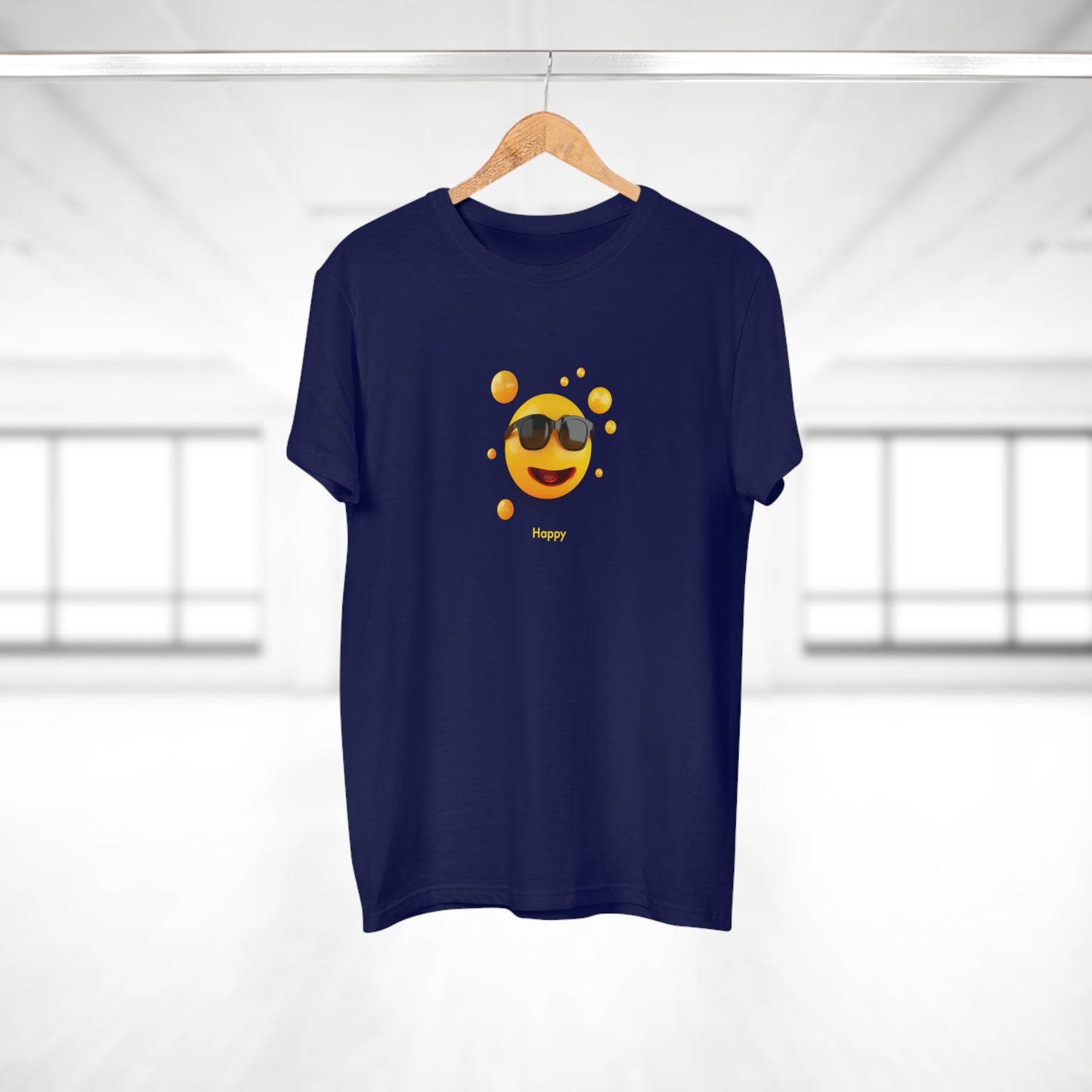 Radiate Positivity: Men's Happy Face Tee