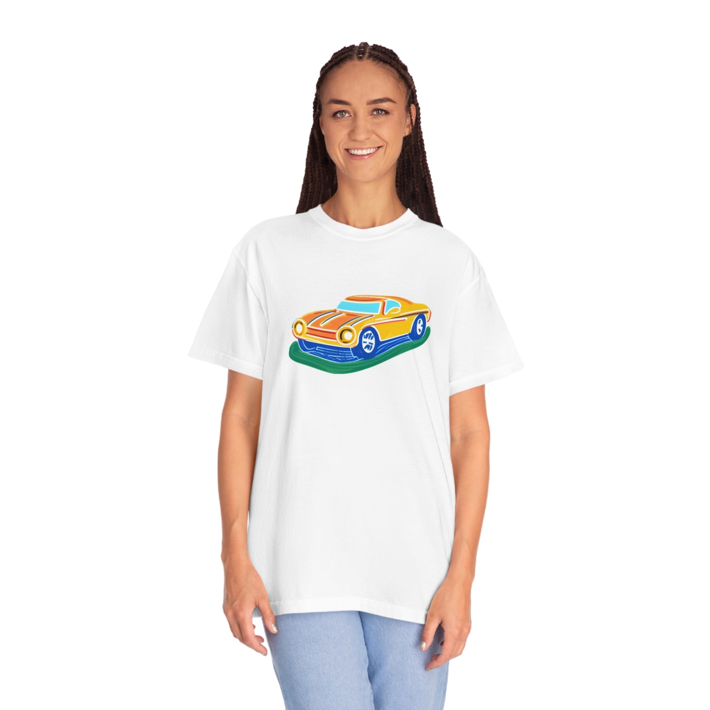 Retro Love Ride - Unisex Garment-Dyed T-shirt