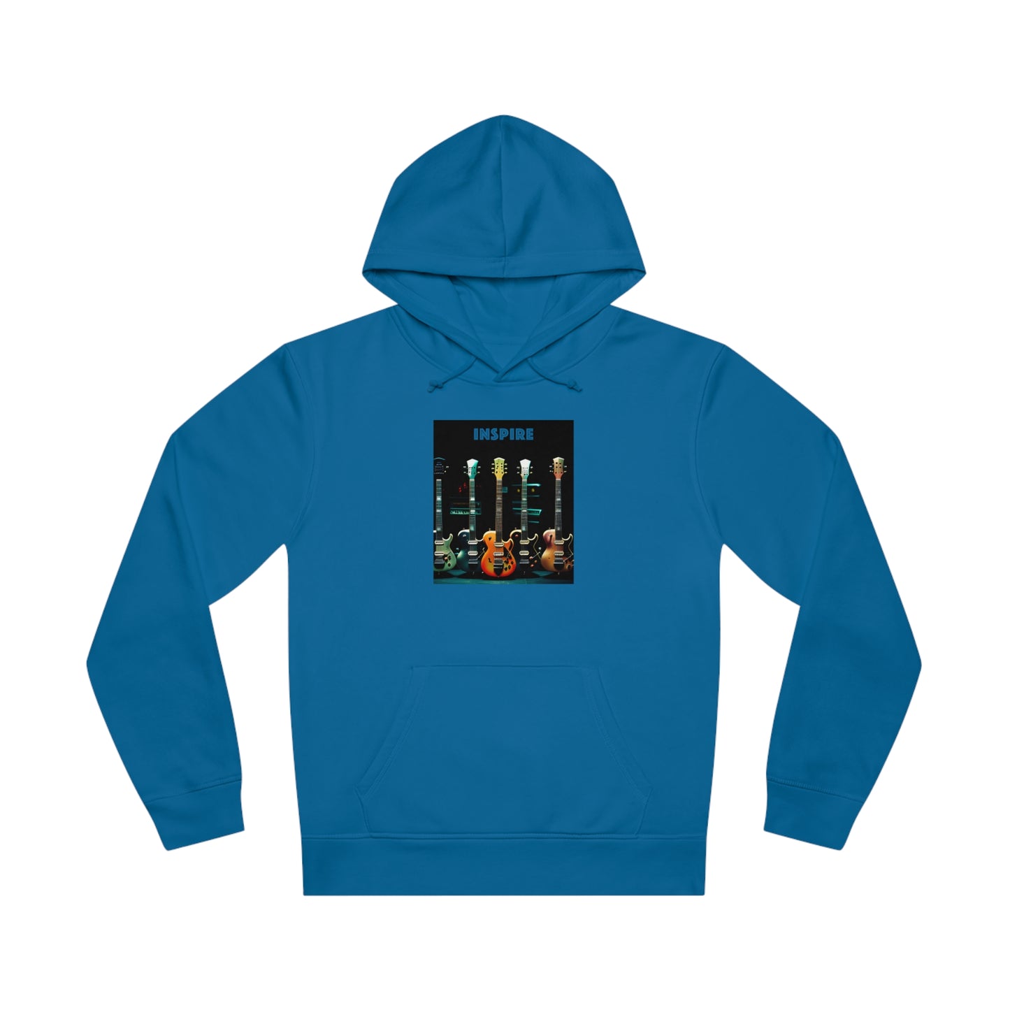 Guitar Serenade: Unisex Inspire Drummer Hoodie