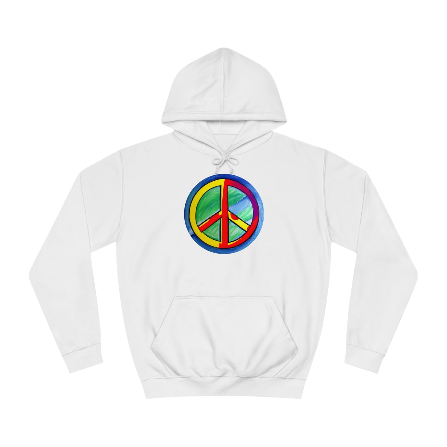 Peaceful Pastels: Unisex College Hoodie