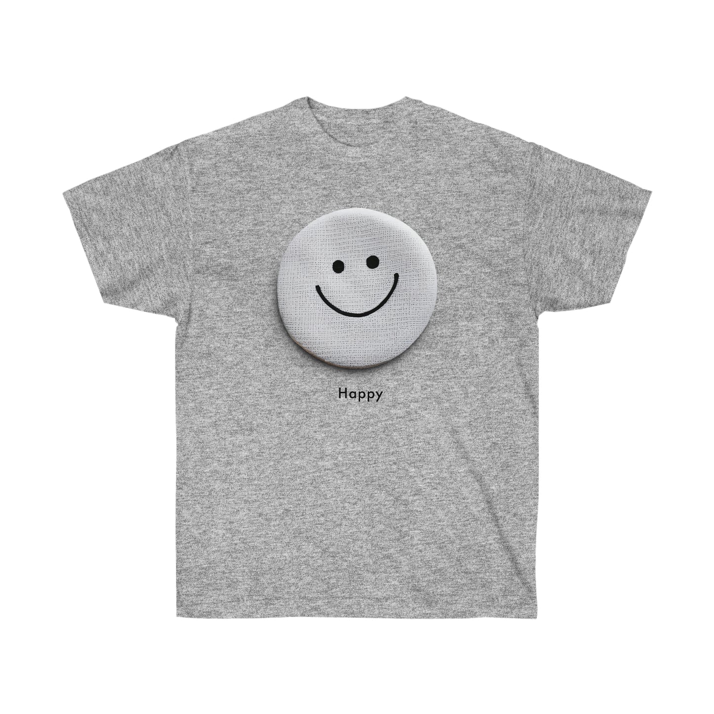 Happy Vibes Unisex Ultra Cotton Tee - Radiate Positivity