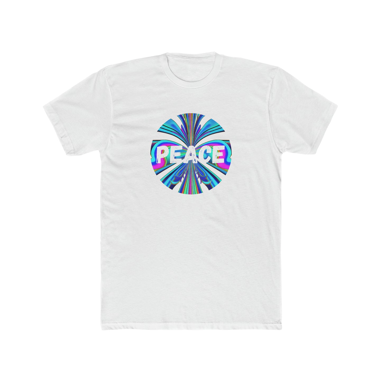 Psychedelic Peace Circle Men's Tee