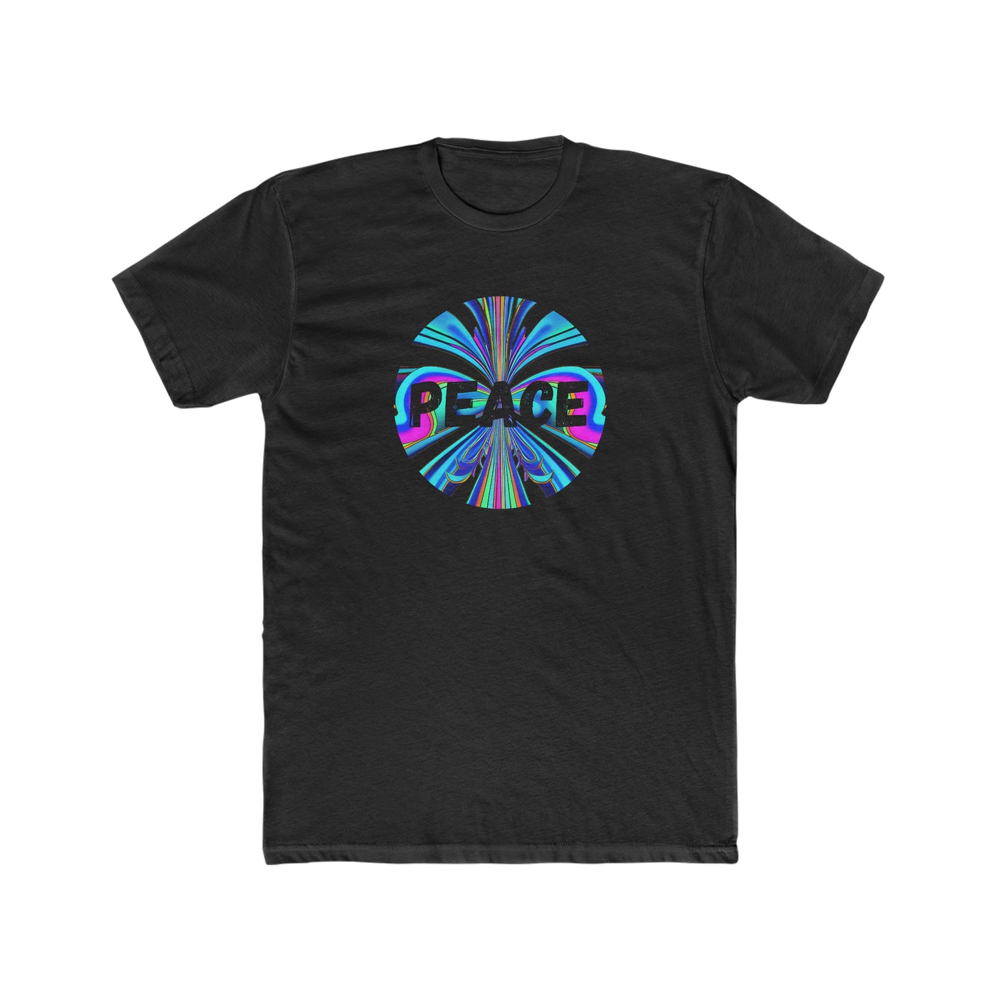 Psychedelic Peace Circle Men's Tee