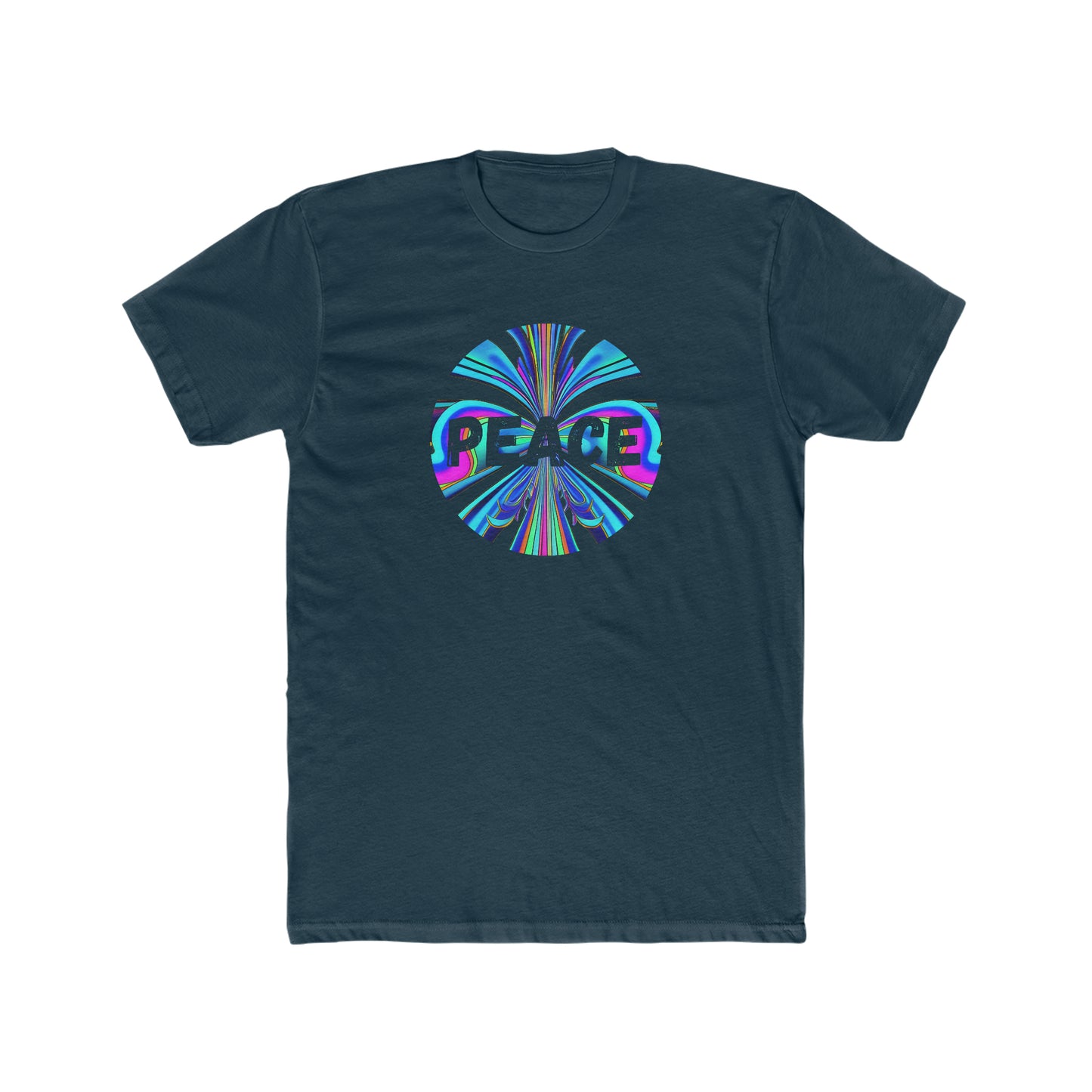 Psychedelic Peace Circle Men's Tee