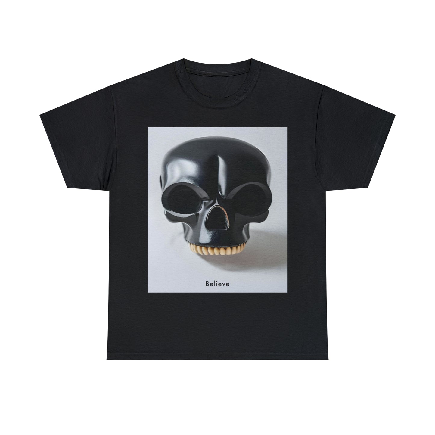 Unleash Your Belief: Alien Skull Unisex Softstyle T-Shirt