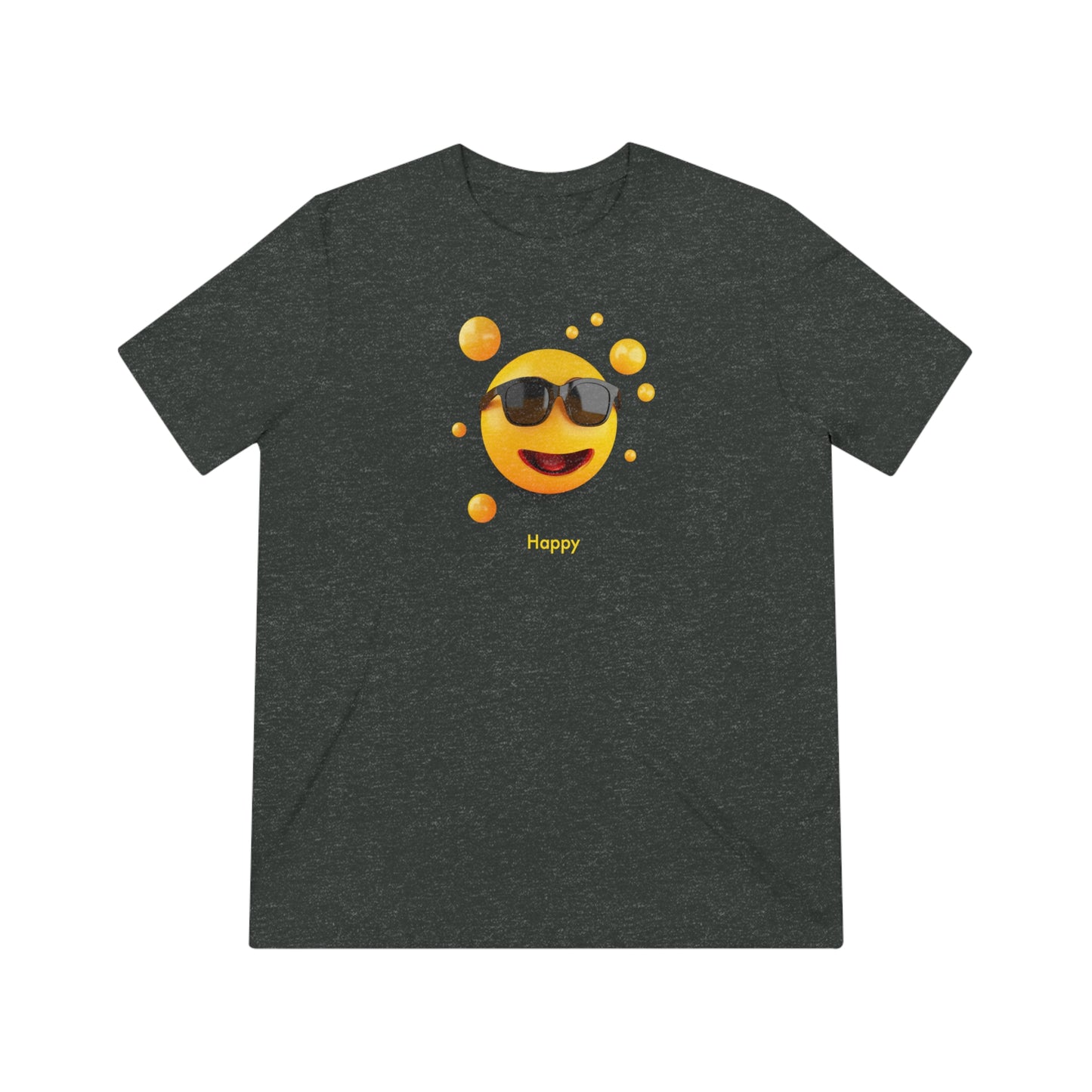 Spread Happiness: 3D Happy Face Tee!