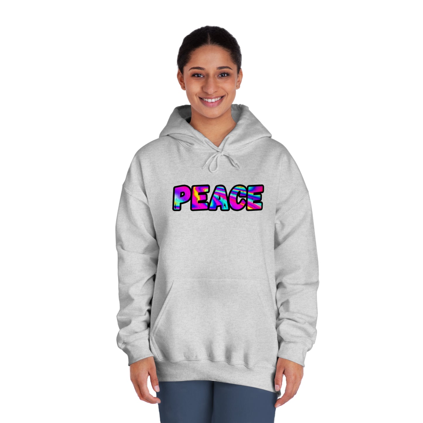 Psychedelic Peace Unisex DryBlend® Hooded Sweatshirt