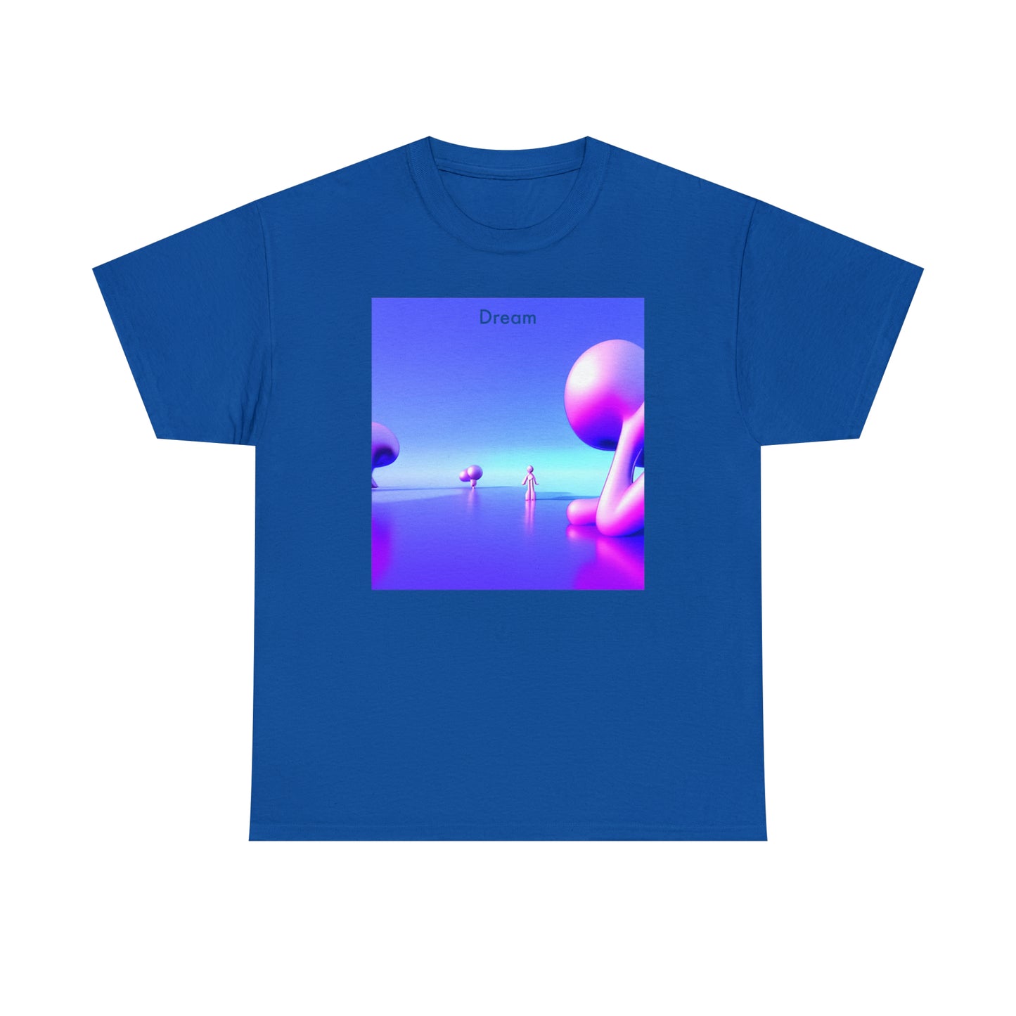 Visions of Reverie: Unisex Heavy Cotton Tee with AI-Rendered Dreamscapes