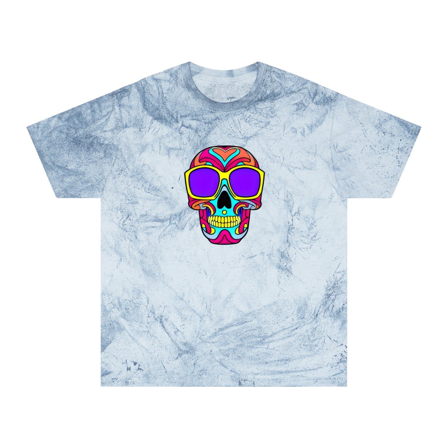 Infinite Imagination: Unisex Psychedelic Skull Tee