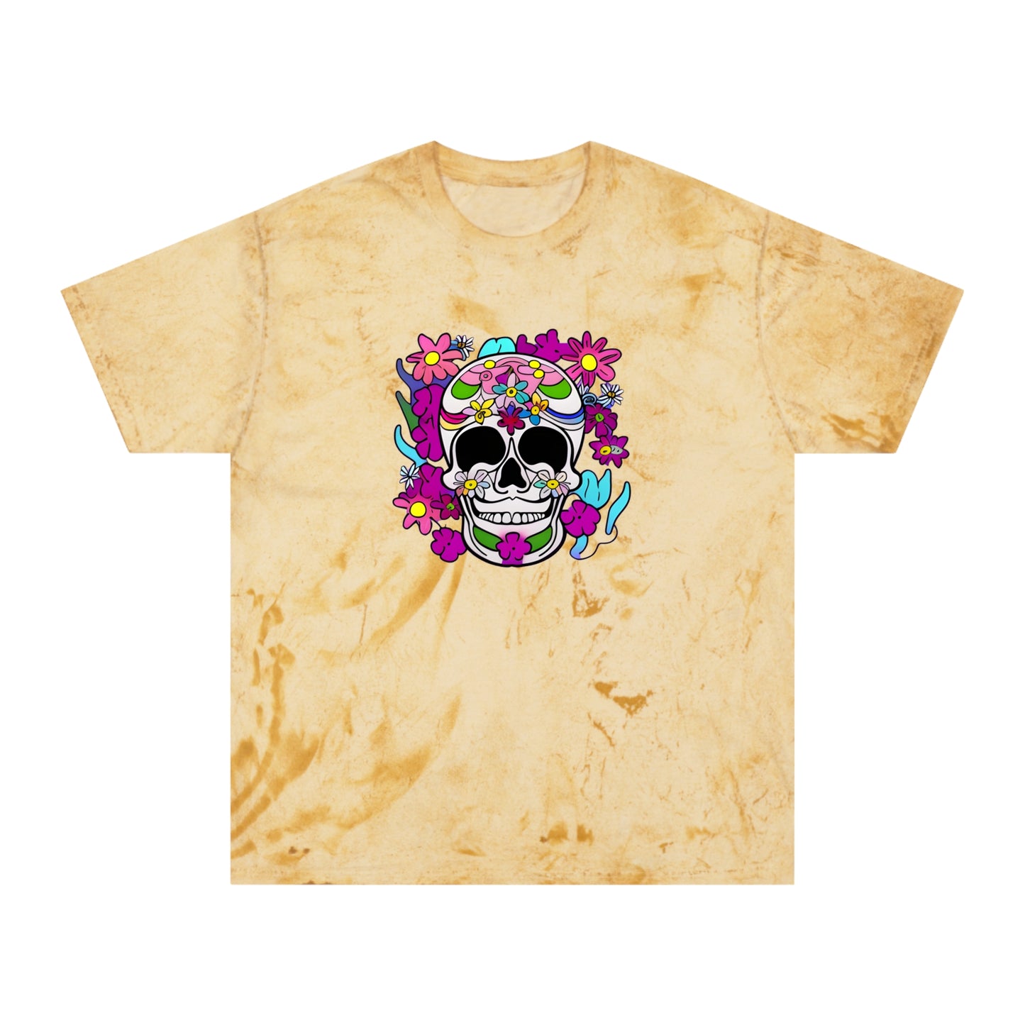 Floral Dreamscapes: Unisex Color Blast T-Shirt