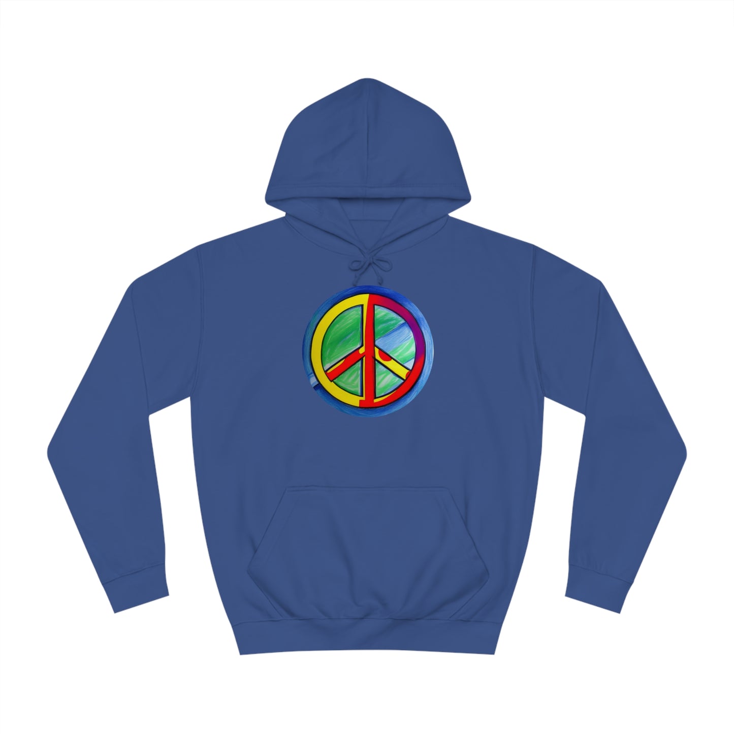 Peaceful Pastels: Unisex College Hoodie