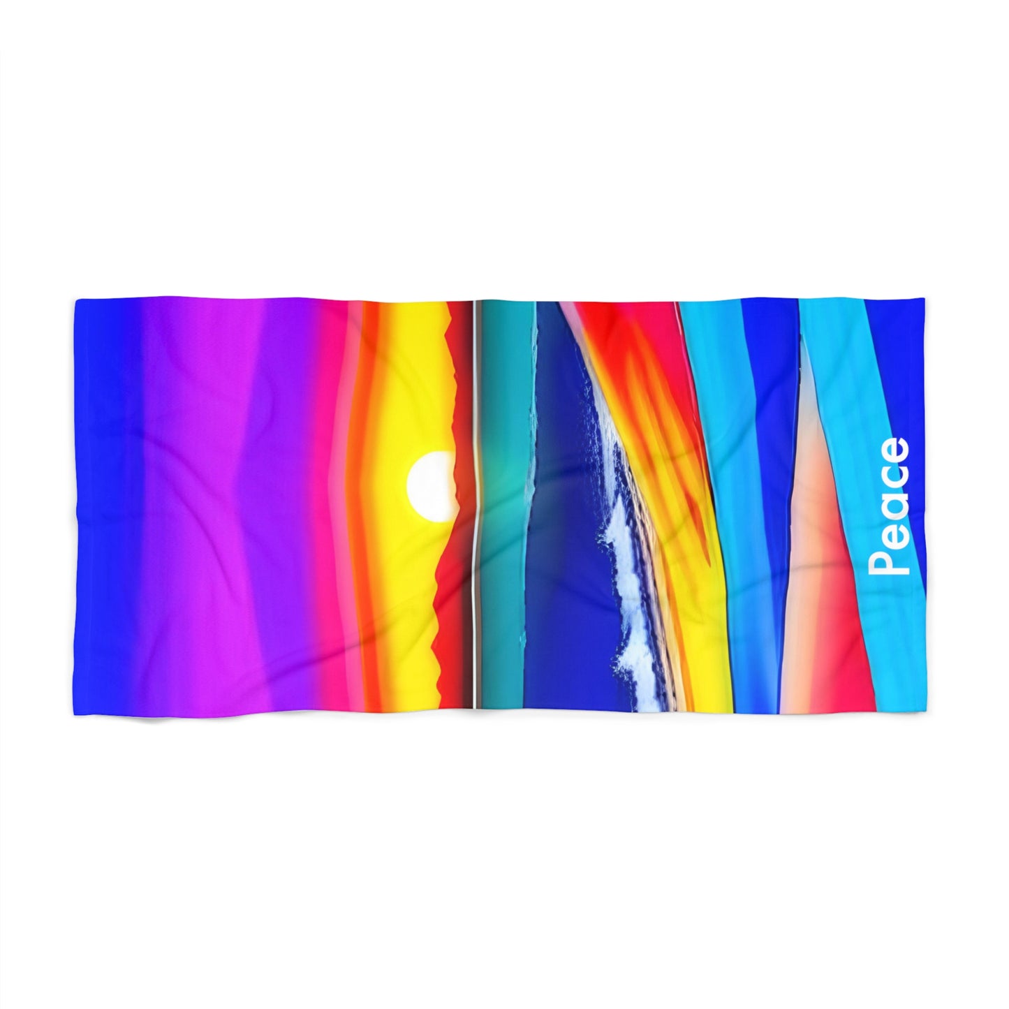 Sunset Bliss: Beach Towel for Peace Seekers