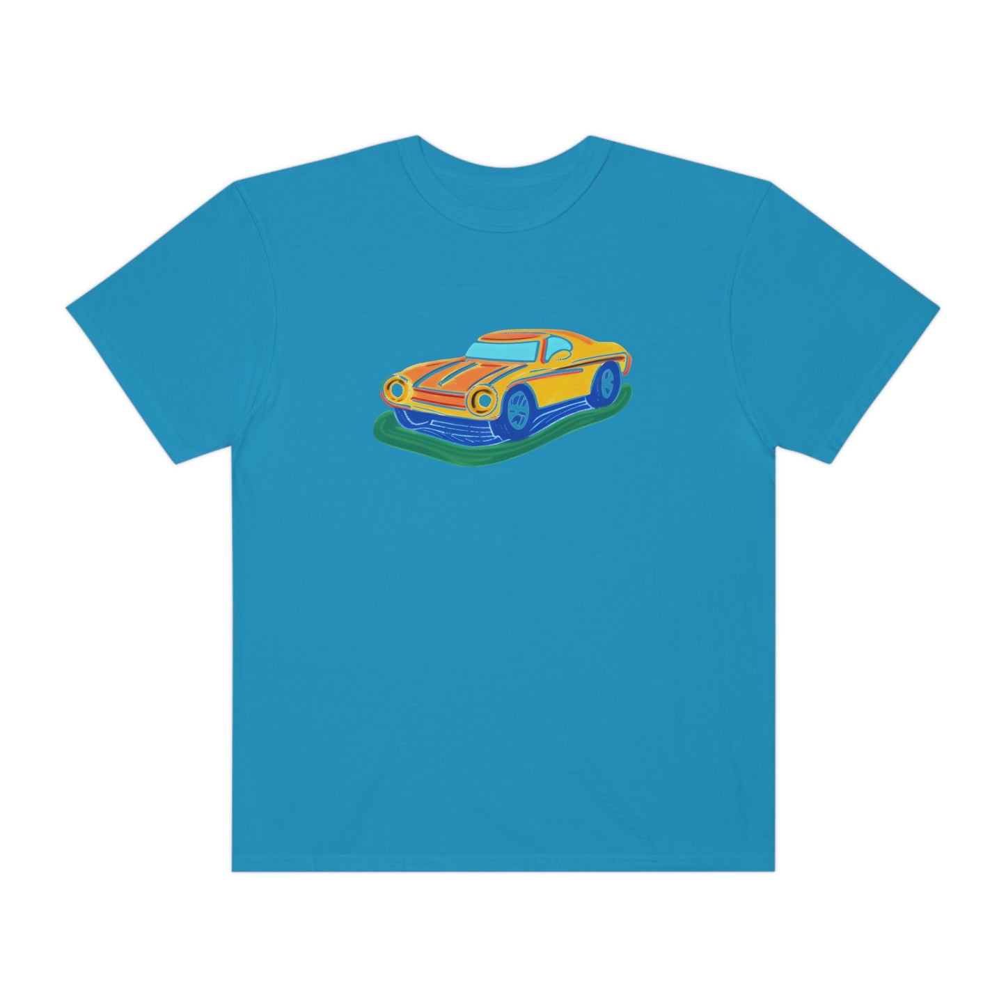 Retro Love Ride - Unisex Garment-Dyed T-shirt