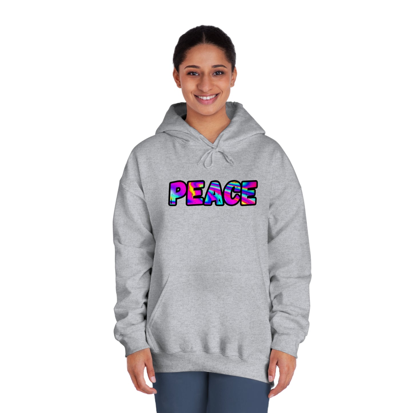 Psychedelic Peace Unisex DryBlend® Hooded Sweatshirt