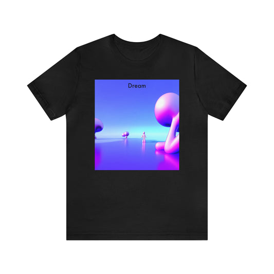 Dreamscape Explorer: Unisex Heavy Cotton Tee with AI-Crafted Dream Vision