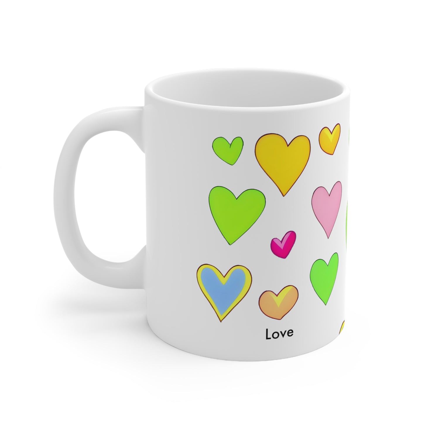 Love-infused Mornings: Minimalistic Heart Coffee Cup