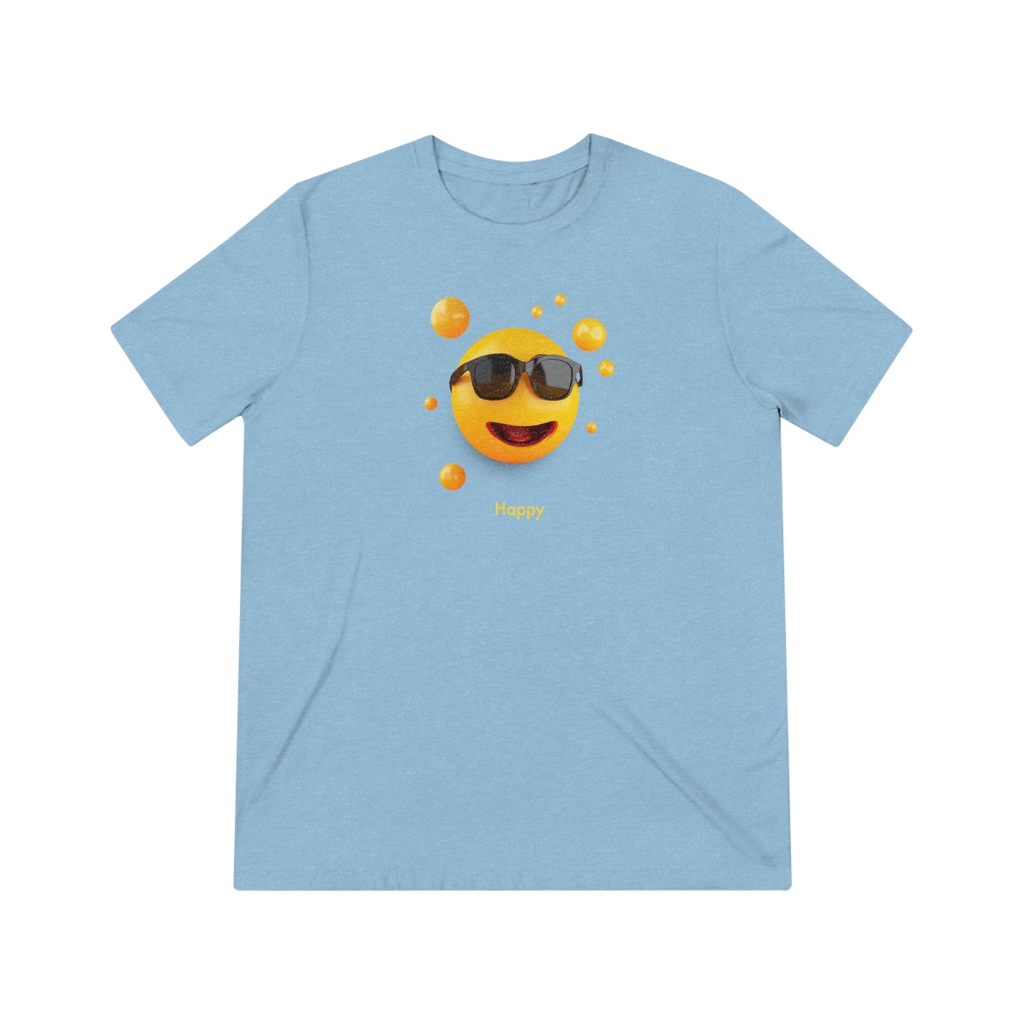 Spread Happiness: 3D Happy Face Tee!