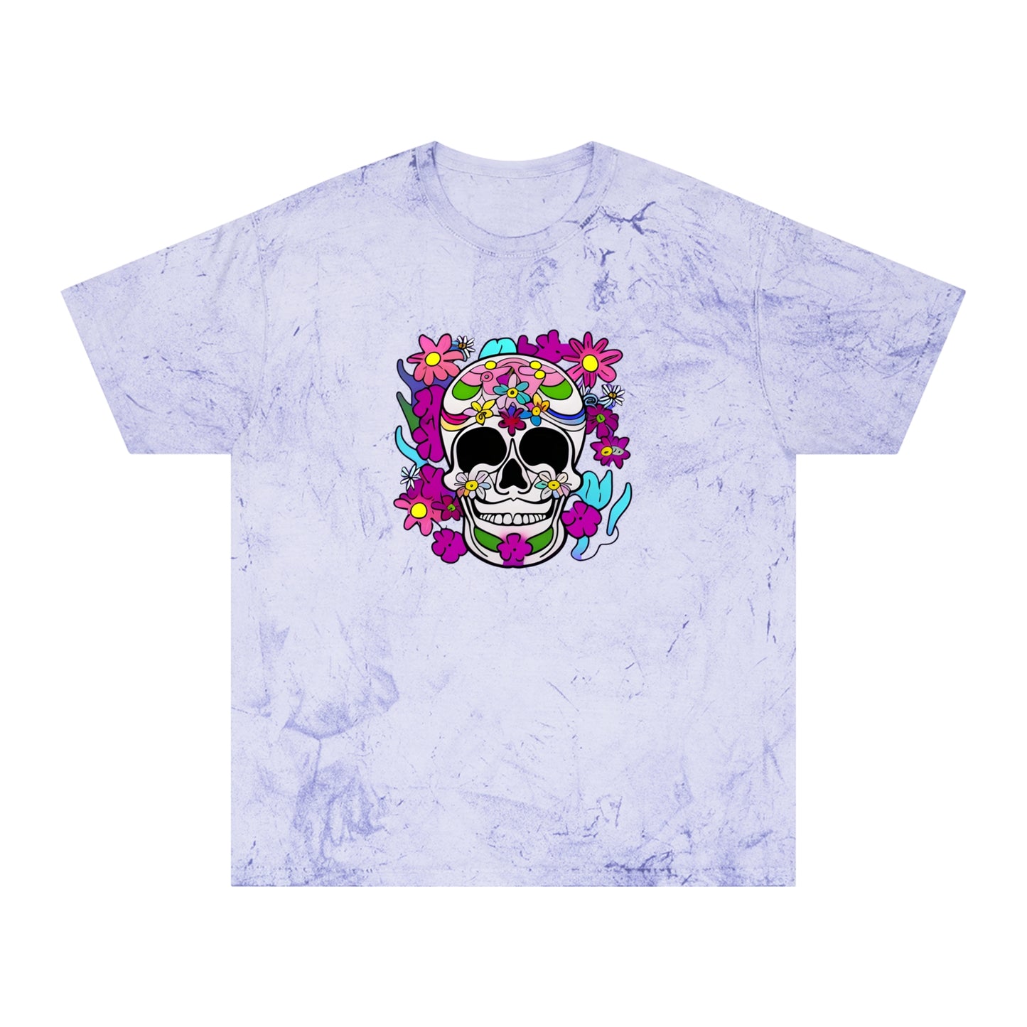 Floral Dreamscapes: Unisex Color Blast T-Shirt