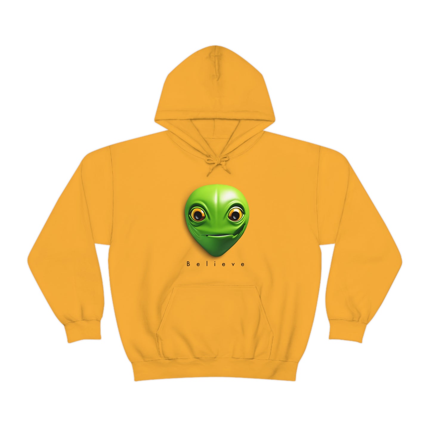 Beyond Belief: Alien-Inspired Hooded Sweatshirt