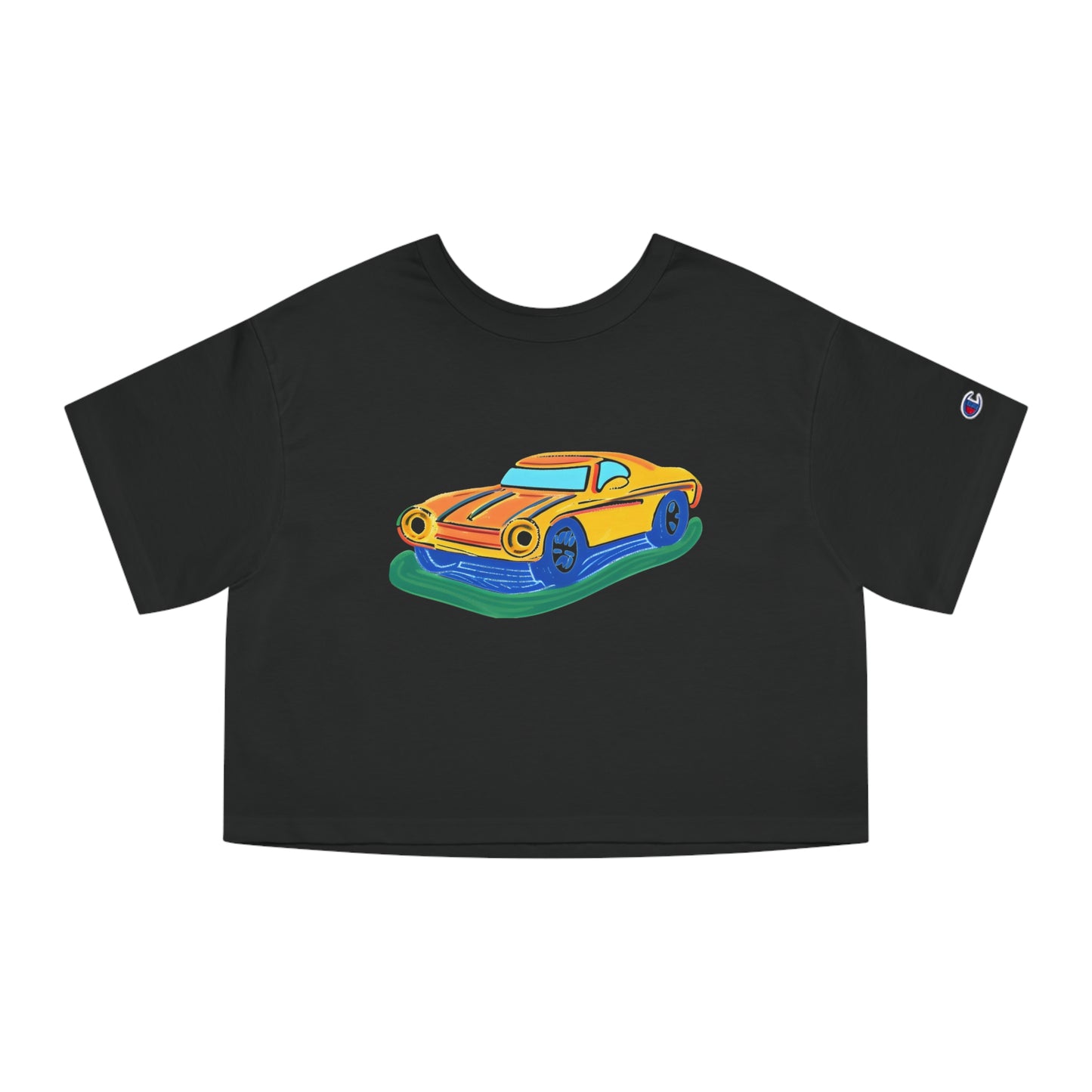 Love for Retro Wheels - Women's Crop Tee