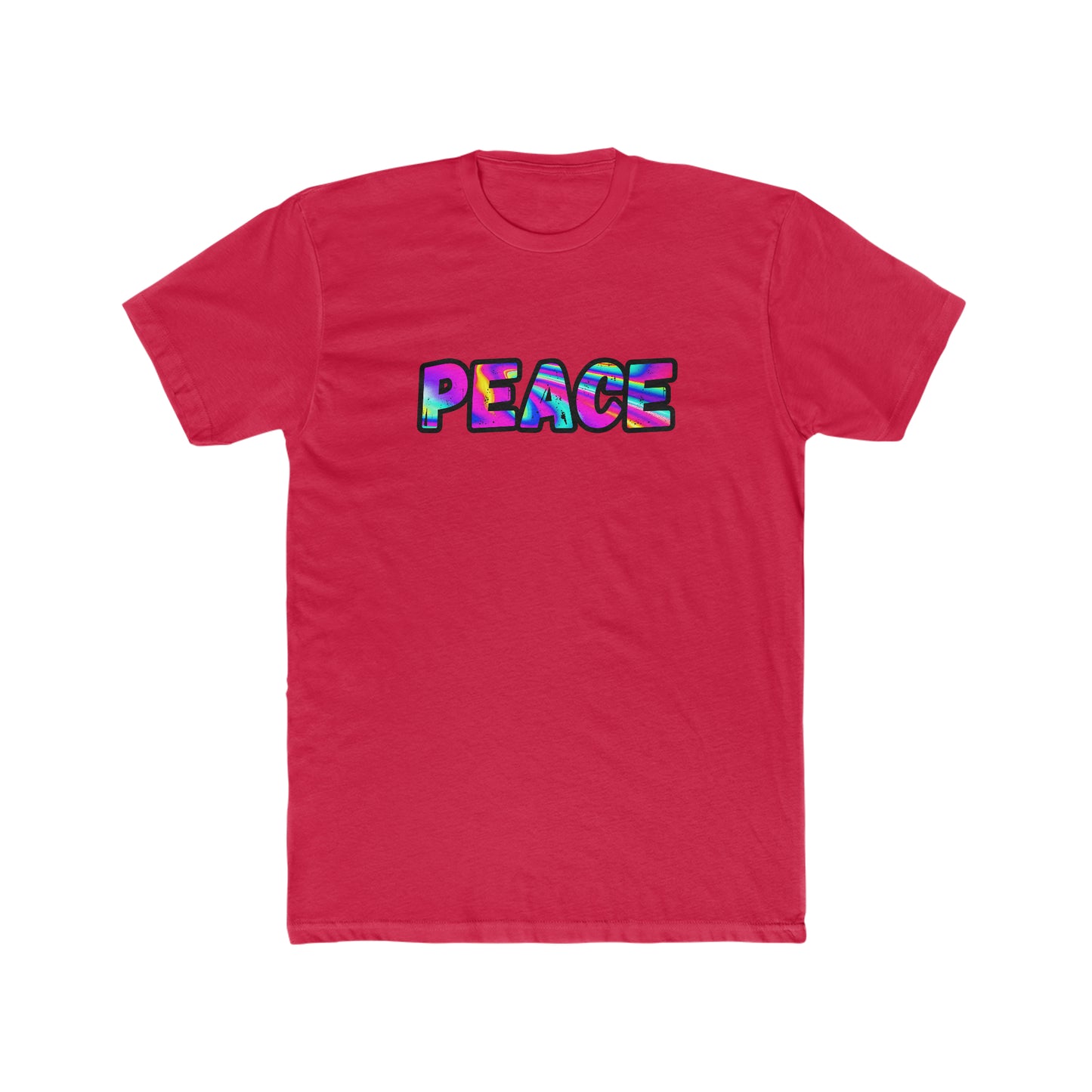 Psychedelic Peace Men's Cotton Crew Tee