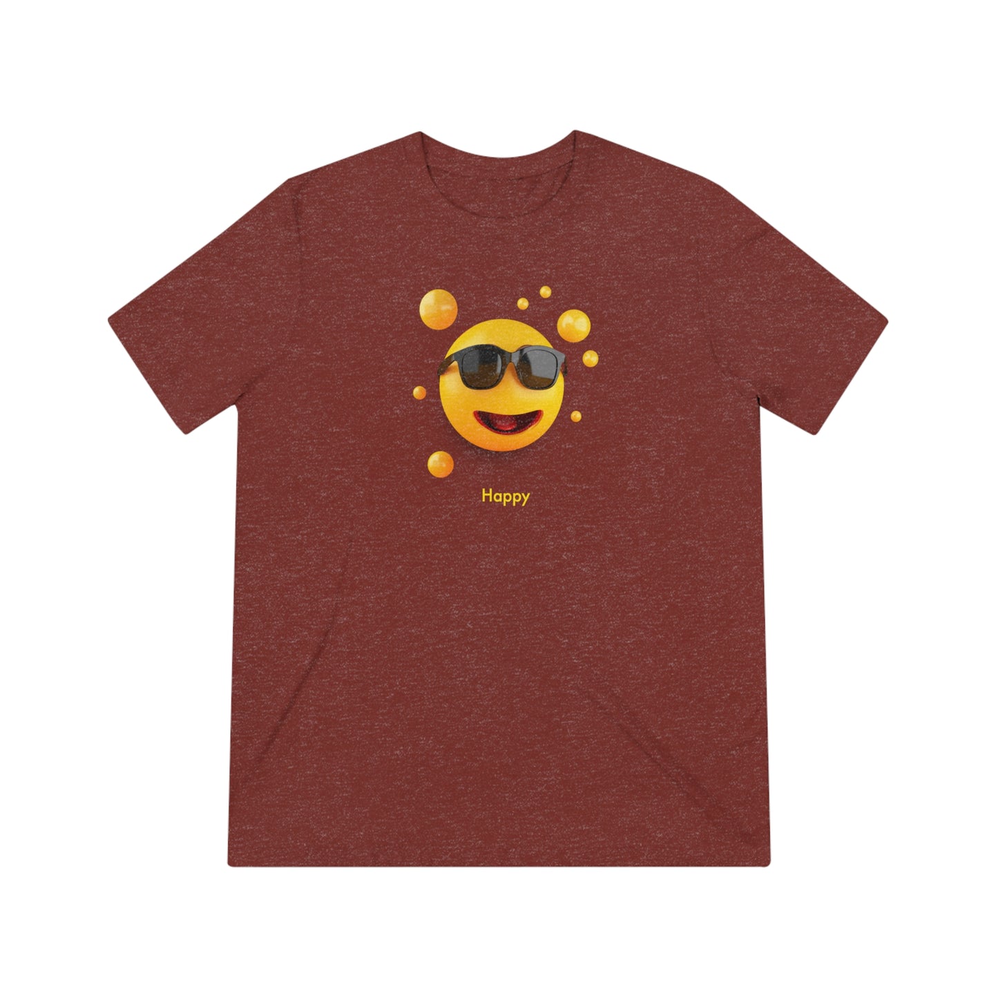 Spread Happiness: 3D Happy Face Tee!