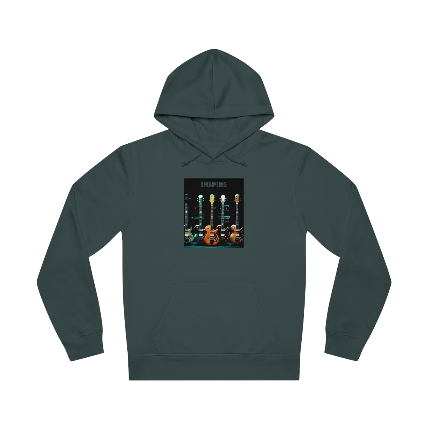 Guitar Serenade: Unisex Inspire Drummer Hoodie