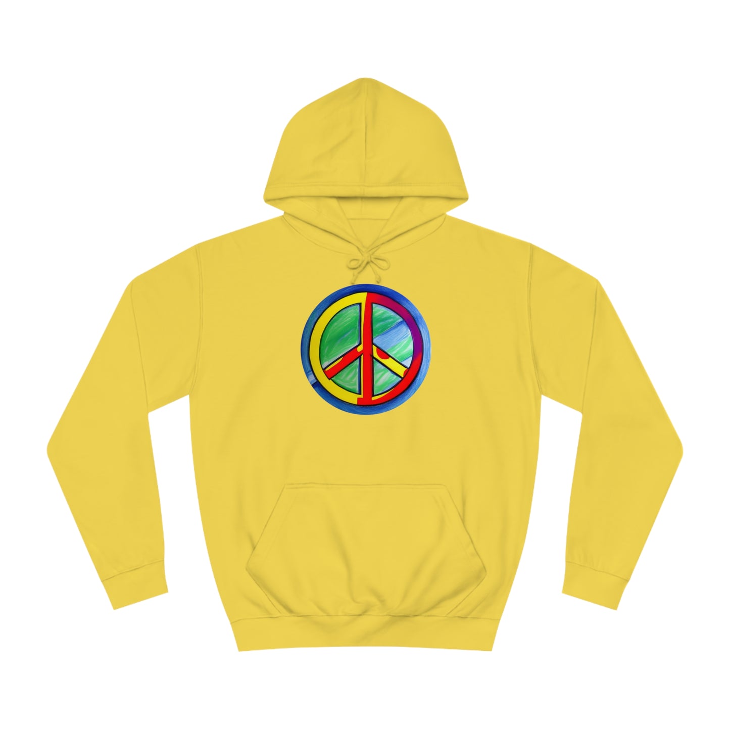 Peaceful Pastels: Unisex College Hoodie