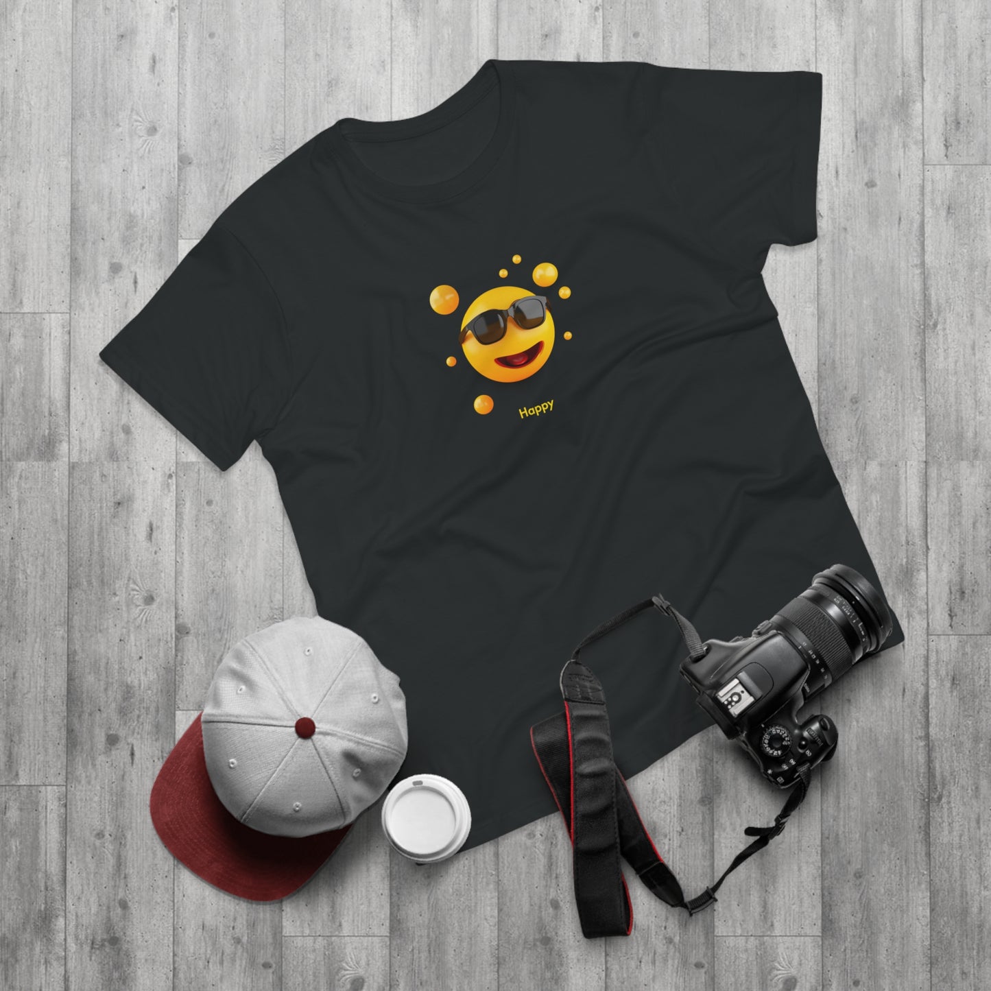 Radiate Positivity: Men's Happy Face Tee