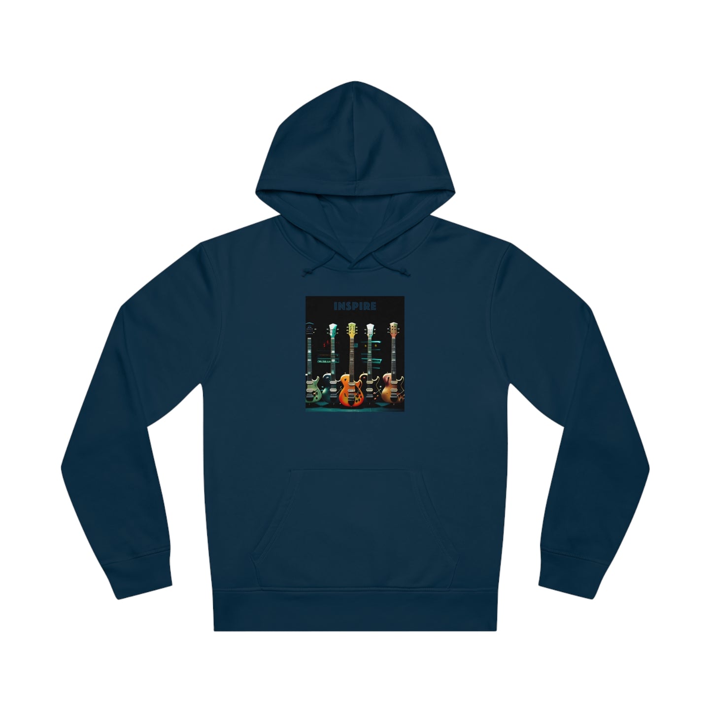 Guitar Serenade: Unisex Inspire Drummer Hoodie