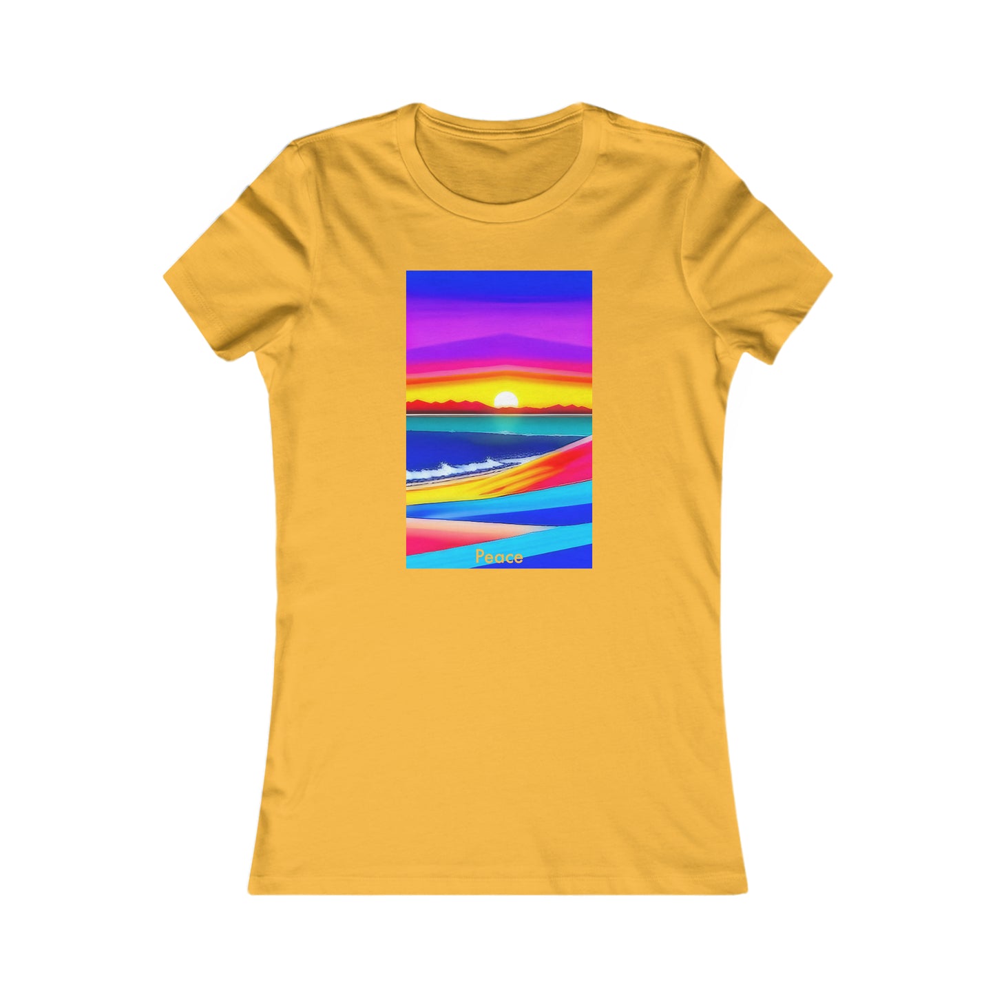 Vibrant Serenity: Women's Softstyle Tee