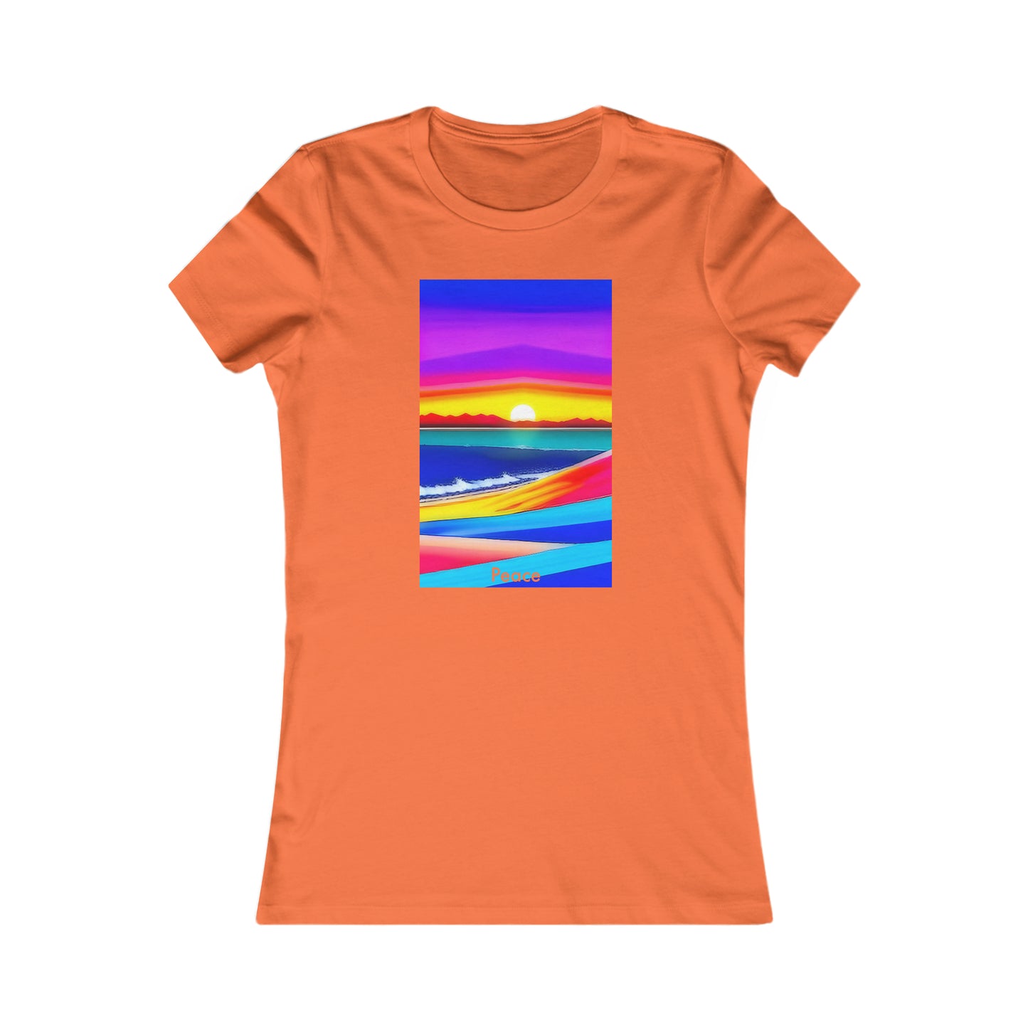 Vibrant Serenity: Women's Softstyle Tee