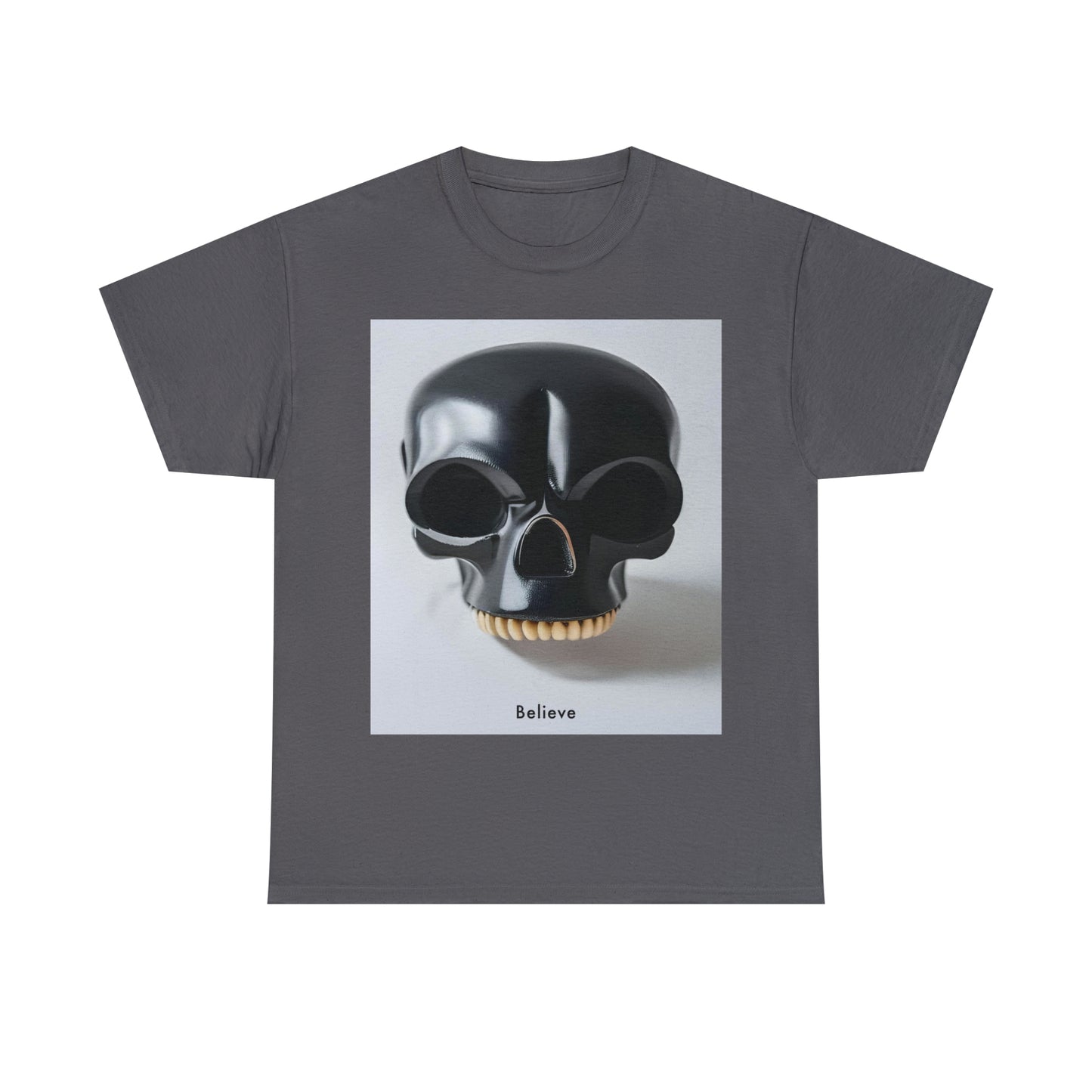 Unleash Your Belief: Alien Skull Unisex Softstyle T-Shirt