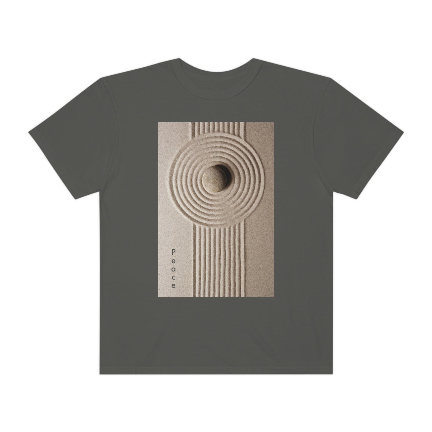 Zen Vibes: Embrace Peace with our Raked Sand T-Shirt!