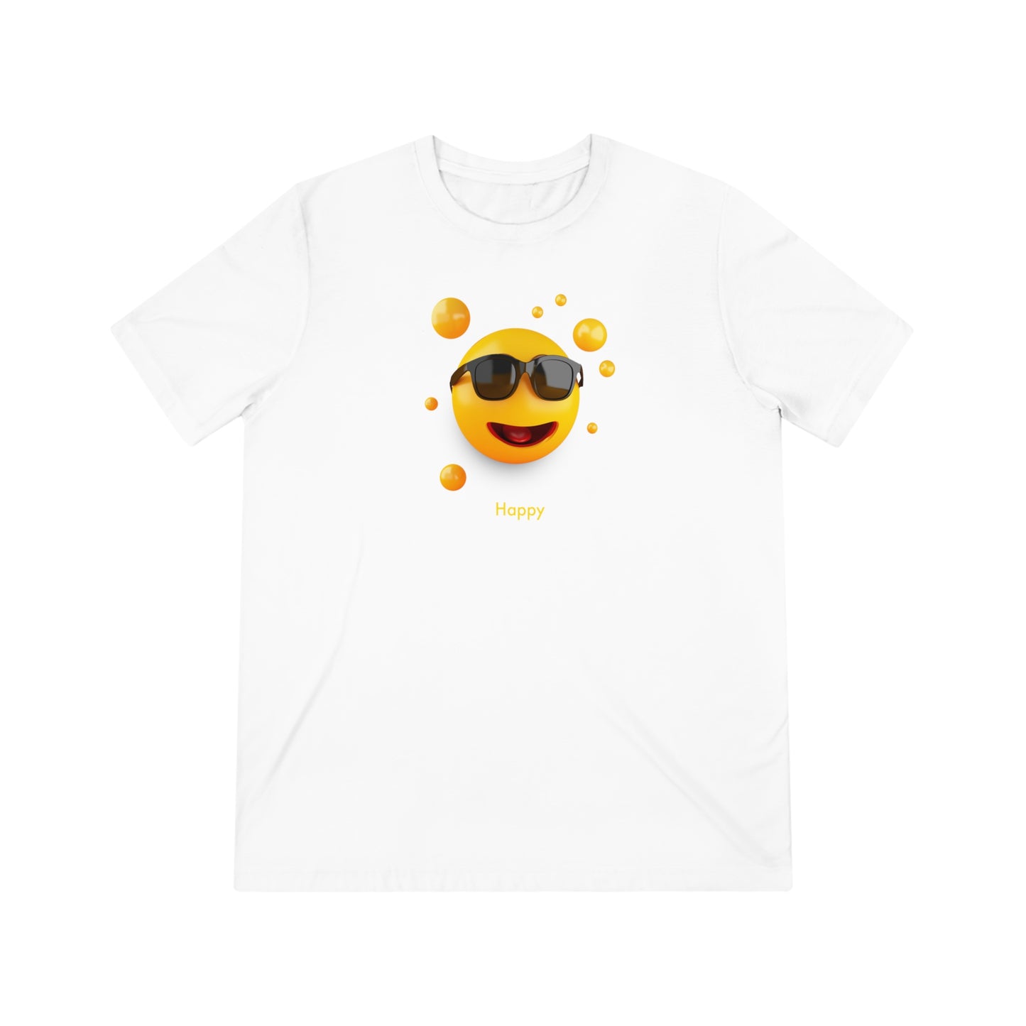 Spread Happiness: 3D Happy Face Tee!