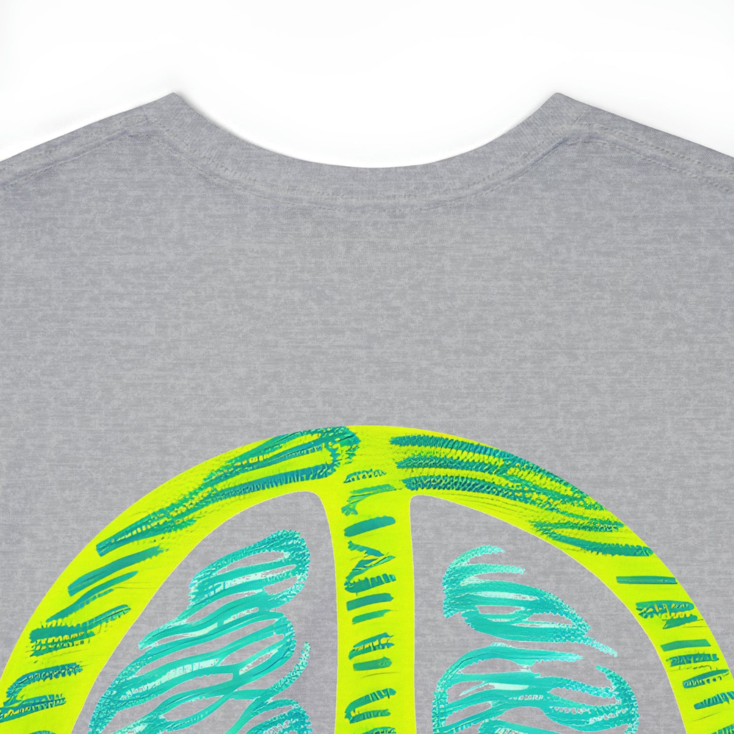 Peaceful Expression: Unisex Pastel Peace Sign Tee