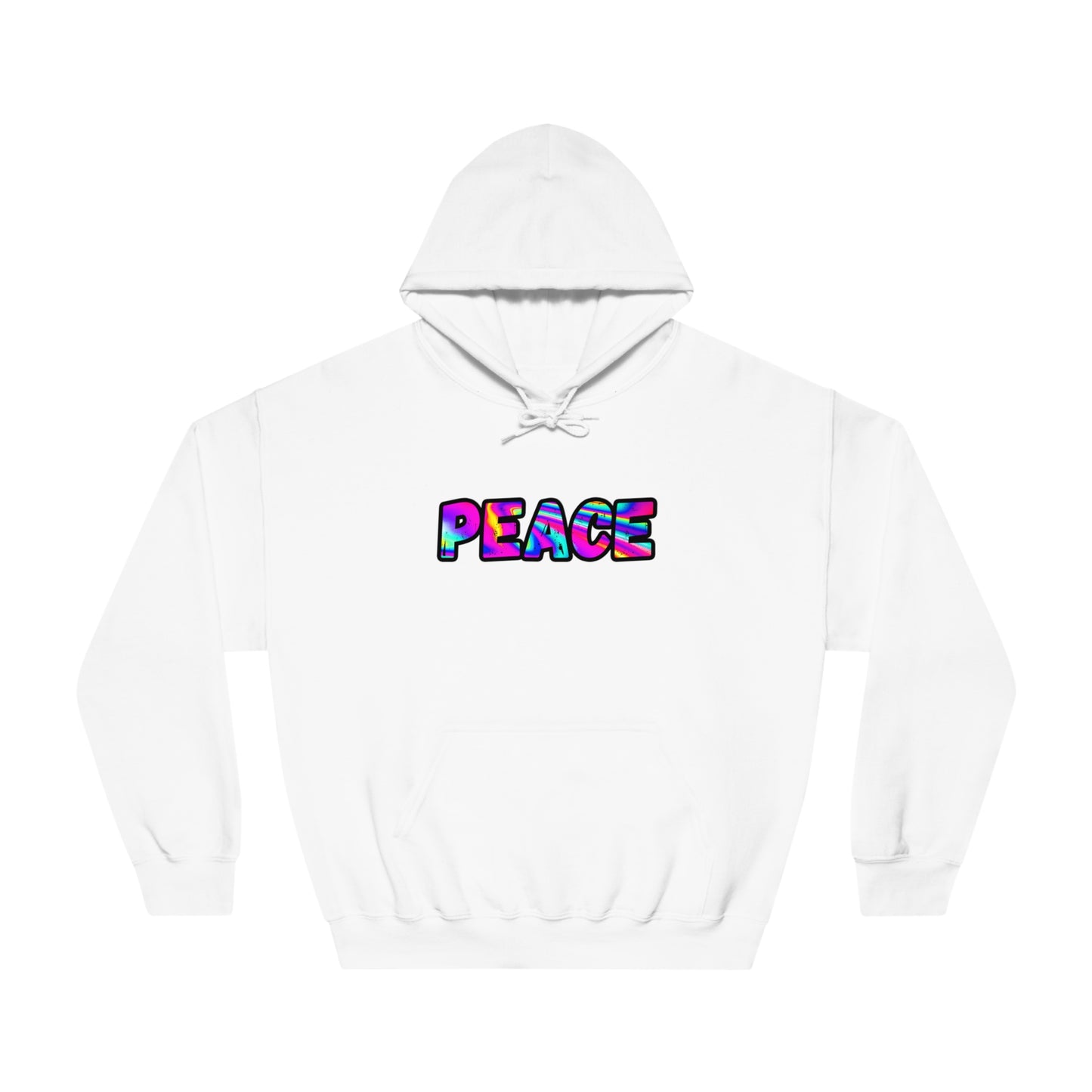 Psychedelic Peace Unisex DryBlend® Hooded Sweatshirt