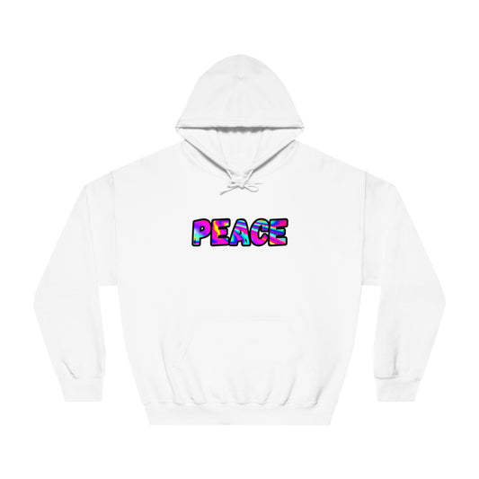 Psychedelic Peace Unisex DryBlend® Hooded Sweatshirt