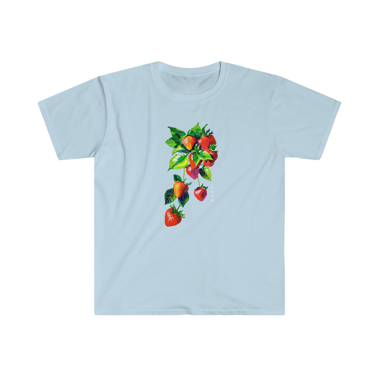 Strawberry Passion: Unisex Tee with Fruitful Charm