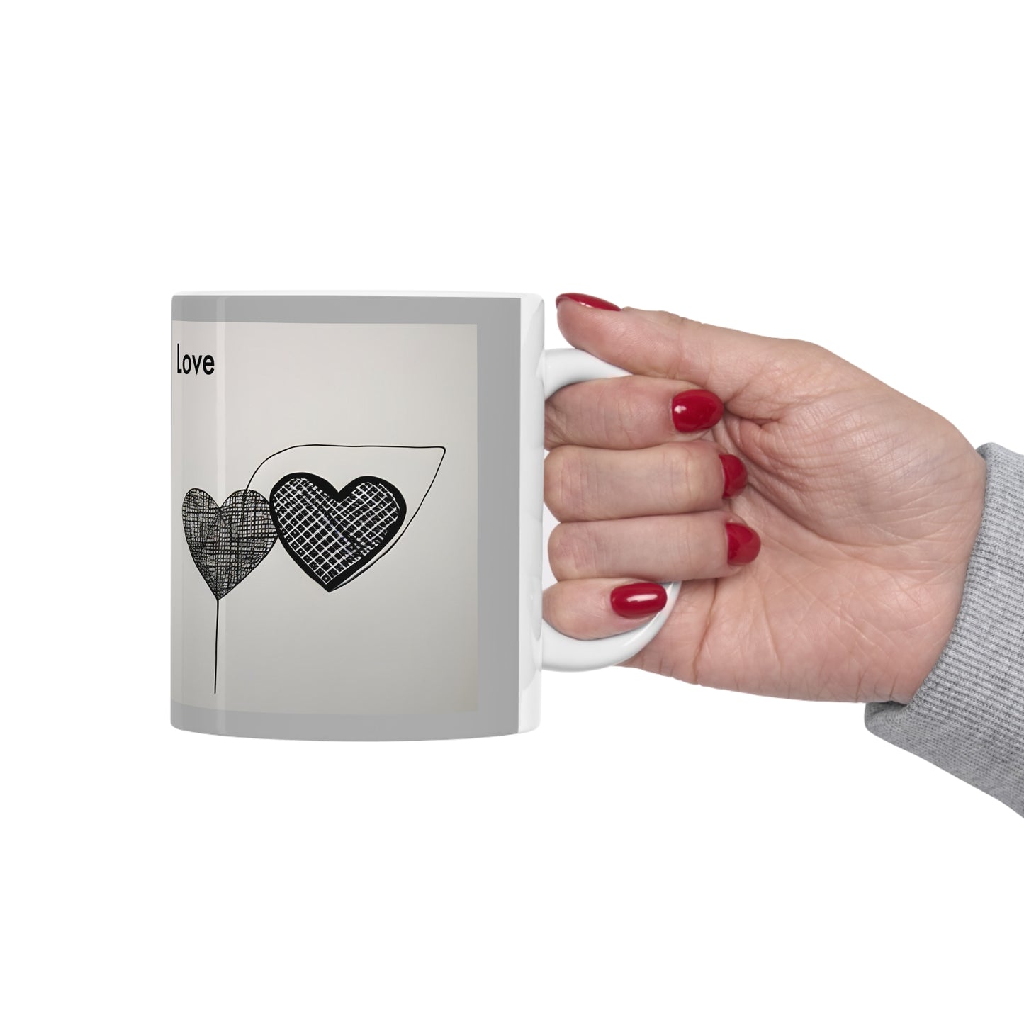 Love Connection: AI-Generated Ceramic Coffee Mug